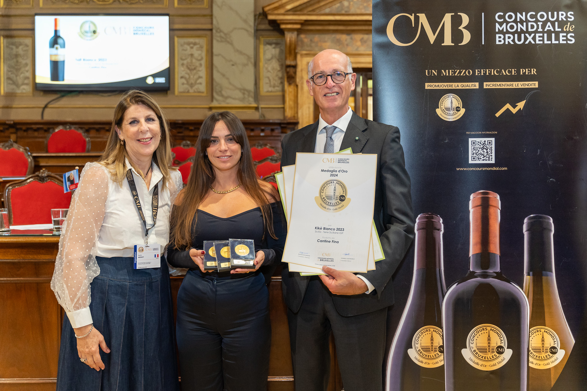 Promuovete e condividete il vostro prestigioso premio ottenuto al CMB 2025