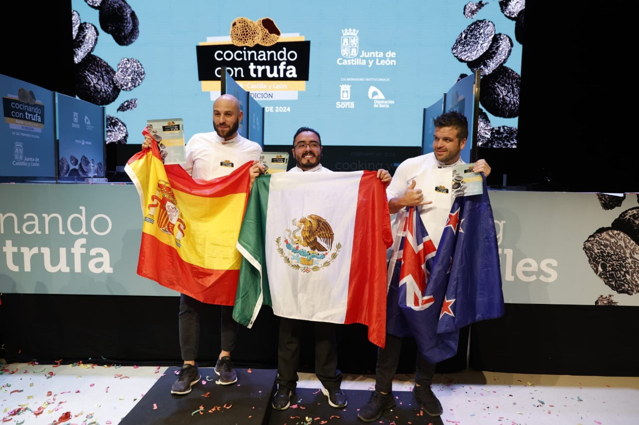 Fernando Paquini, chef of the Wine Bar by CMB, wins 2nd place at the World Truffle Cooking Championship in Spain