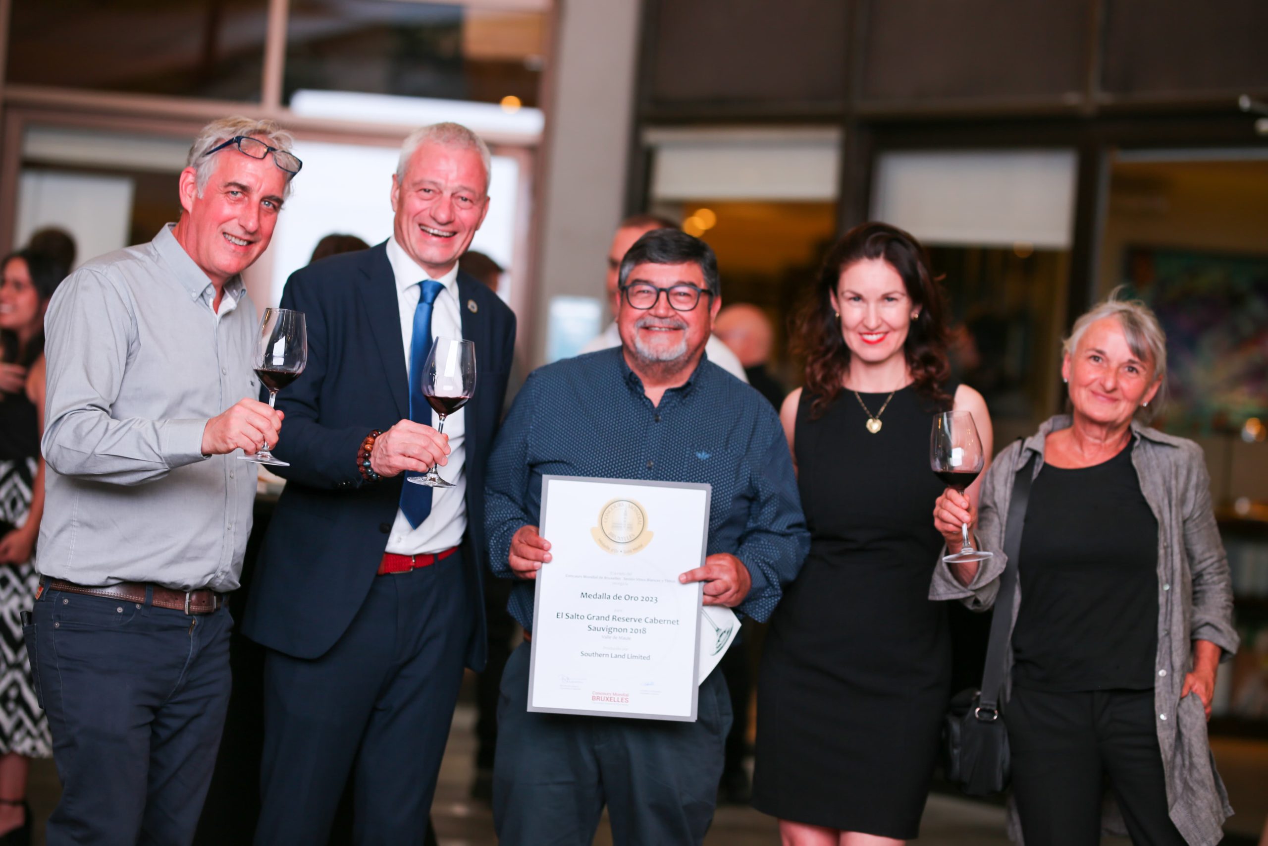 Celebran la dedicación y el talento de los productores de Vinos de Chile durante la Ceremonia de Entrega de Medallas a las Viñas Chilenas ganadoras del CMB Istria 2023, y del CMS 2023