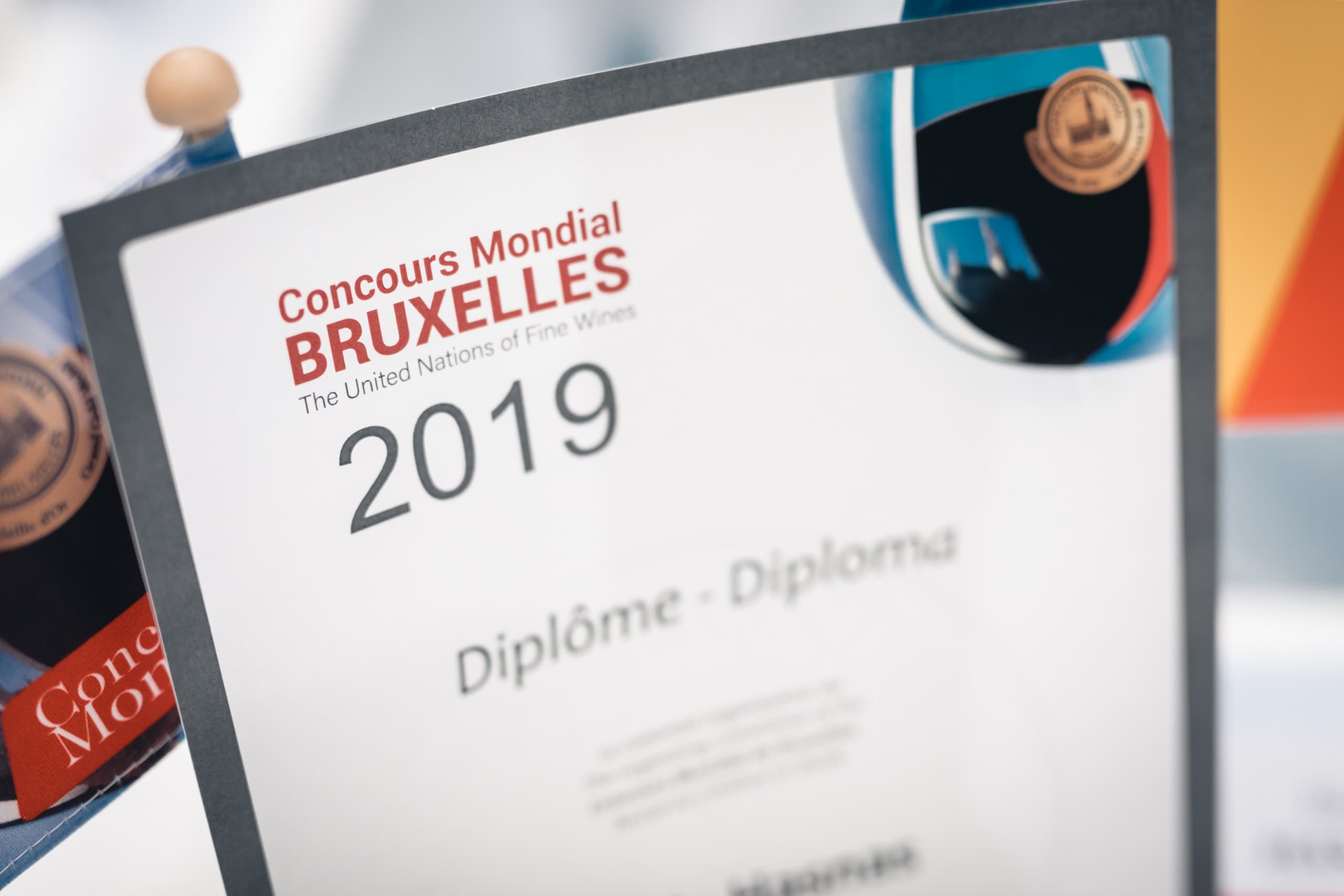 Concours Mondial 2019 certificate