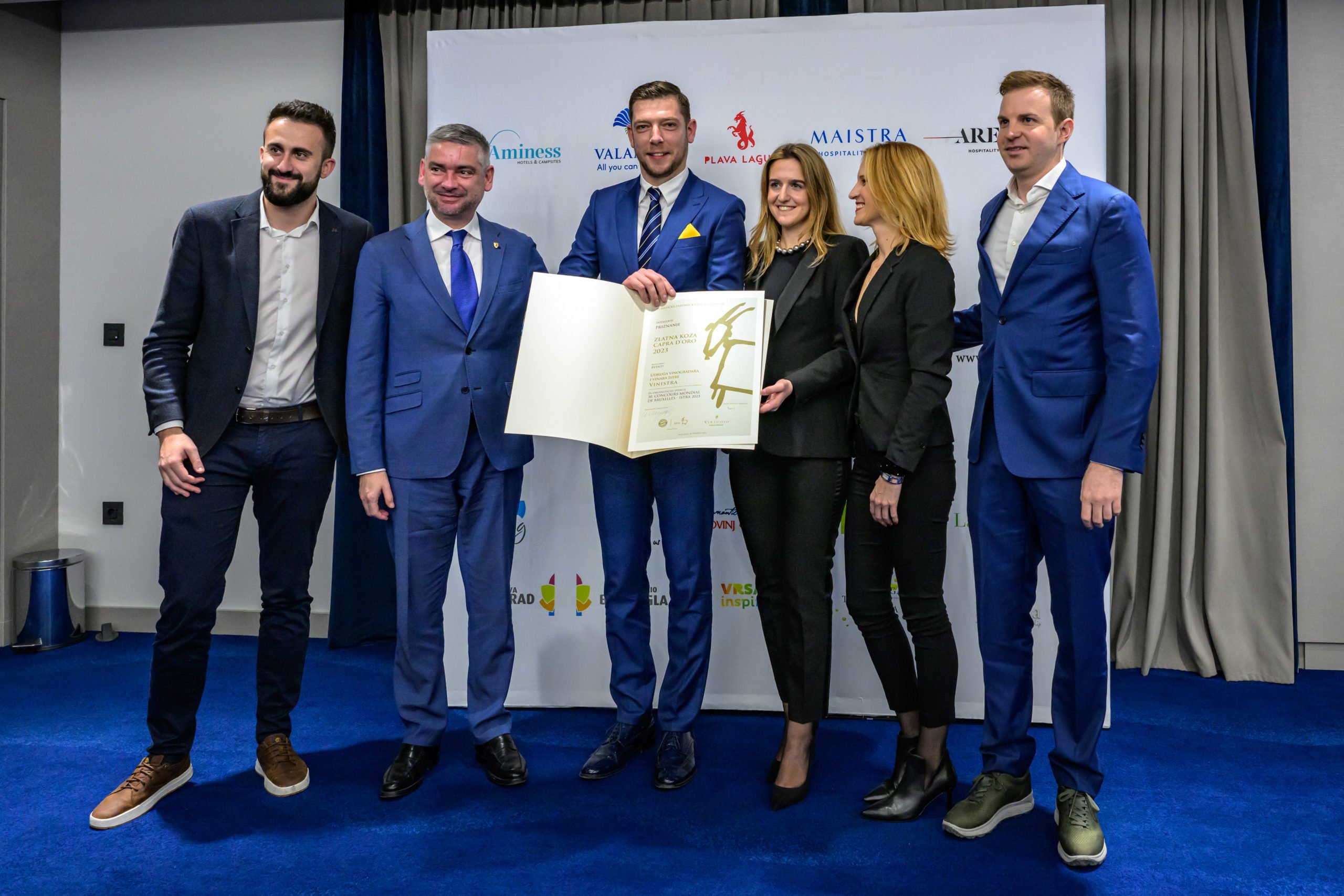 CMB & Vinistra ont reçu le Golden Goat pour la remarquable organisation du CMB 2023