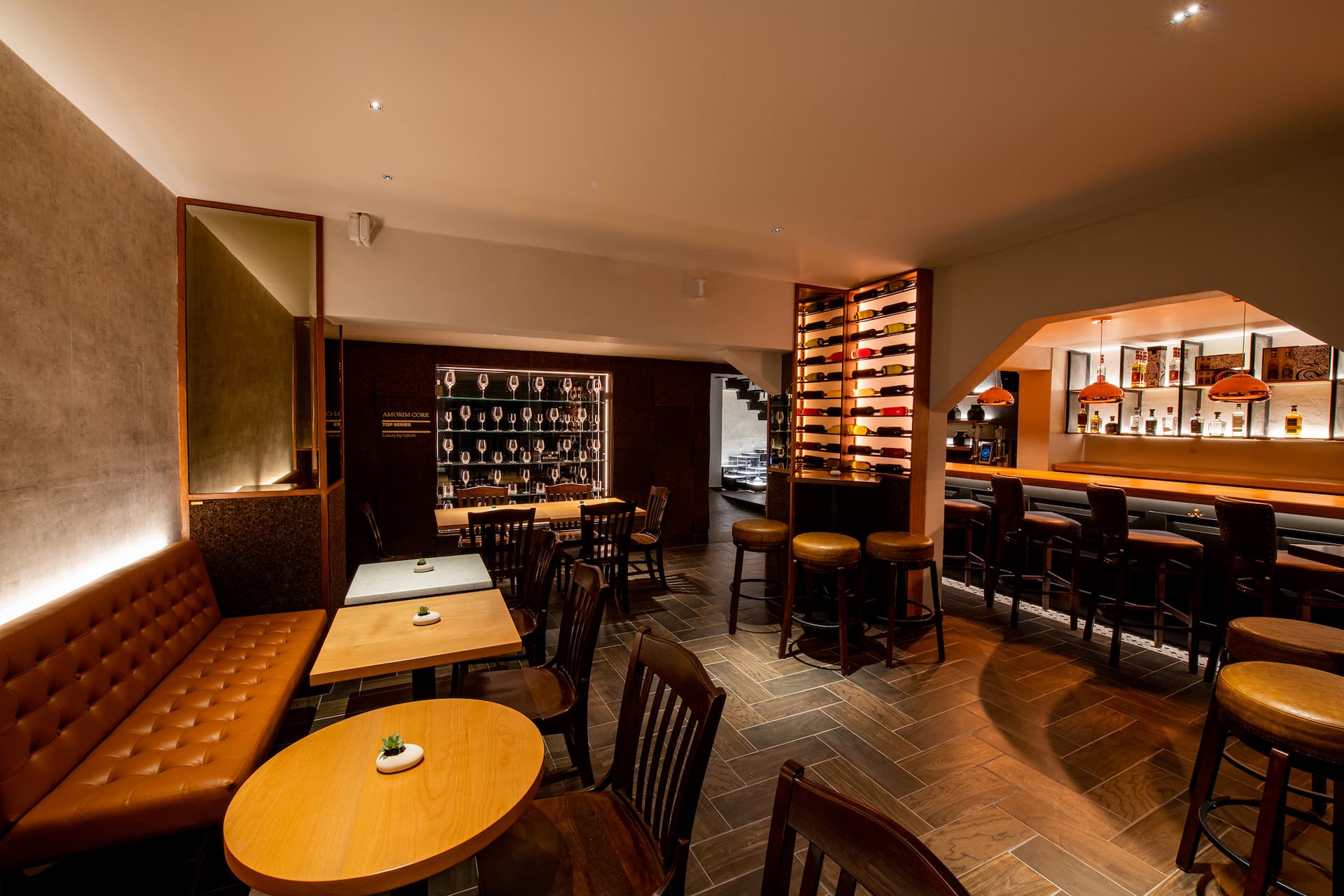 Interior picture of a Wine Bar by Concours Mondial de Bruxelles