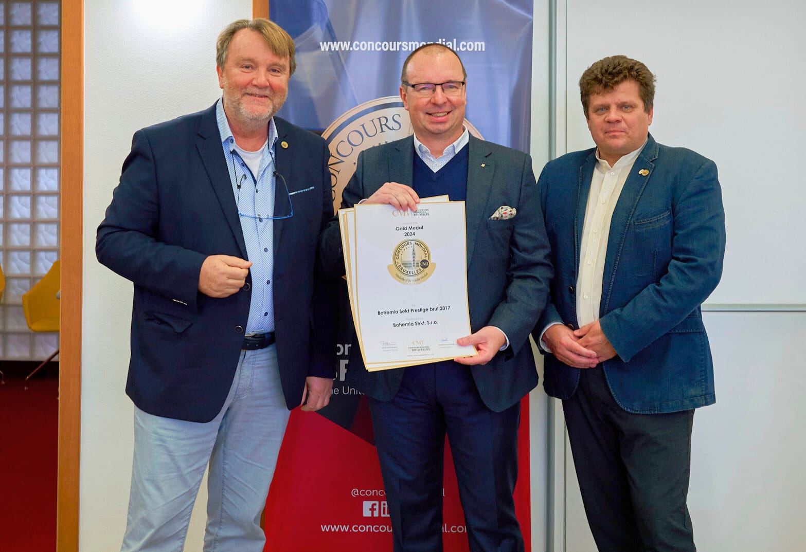 Medal award ceremony for Czech producers in Valtice