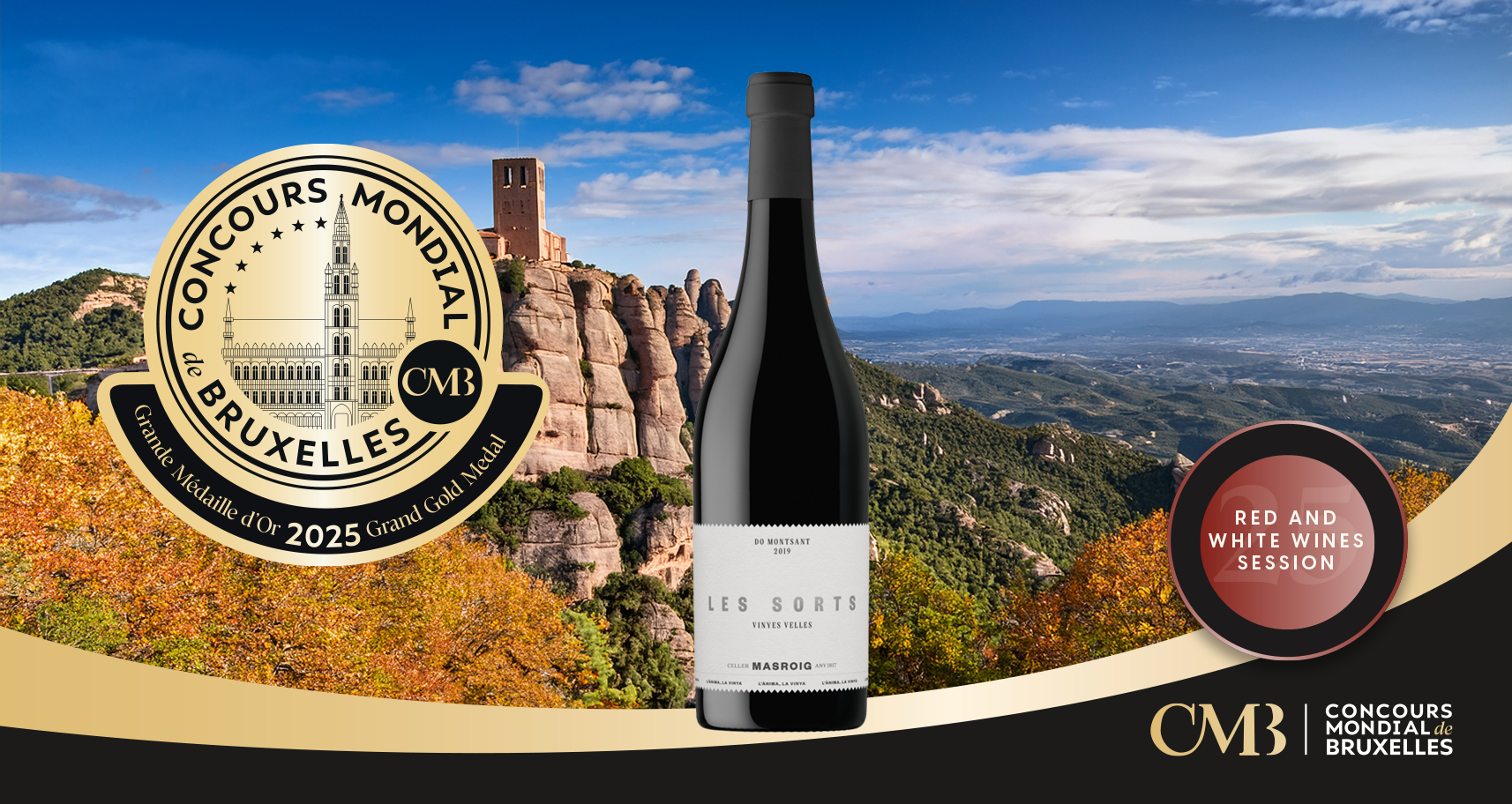 Sesión de Vinos Tintos y Blancos del CMB: ¡Un Montsant recibe el premio al mejor vino tinto internacional!
