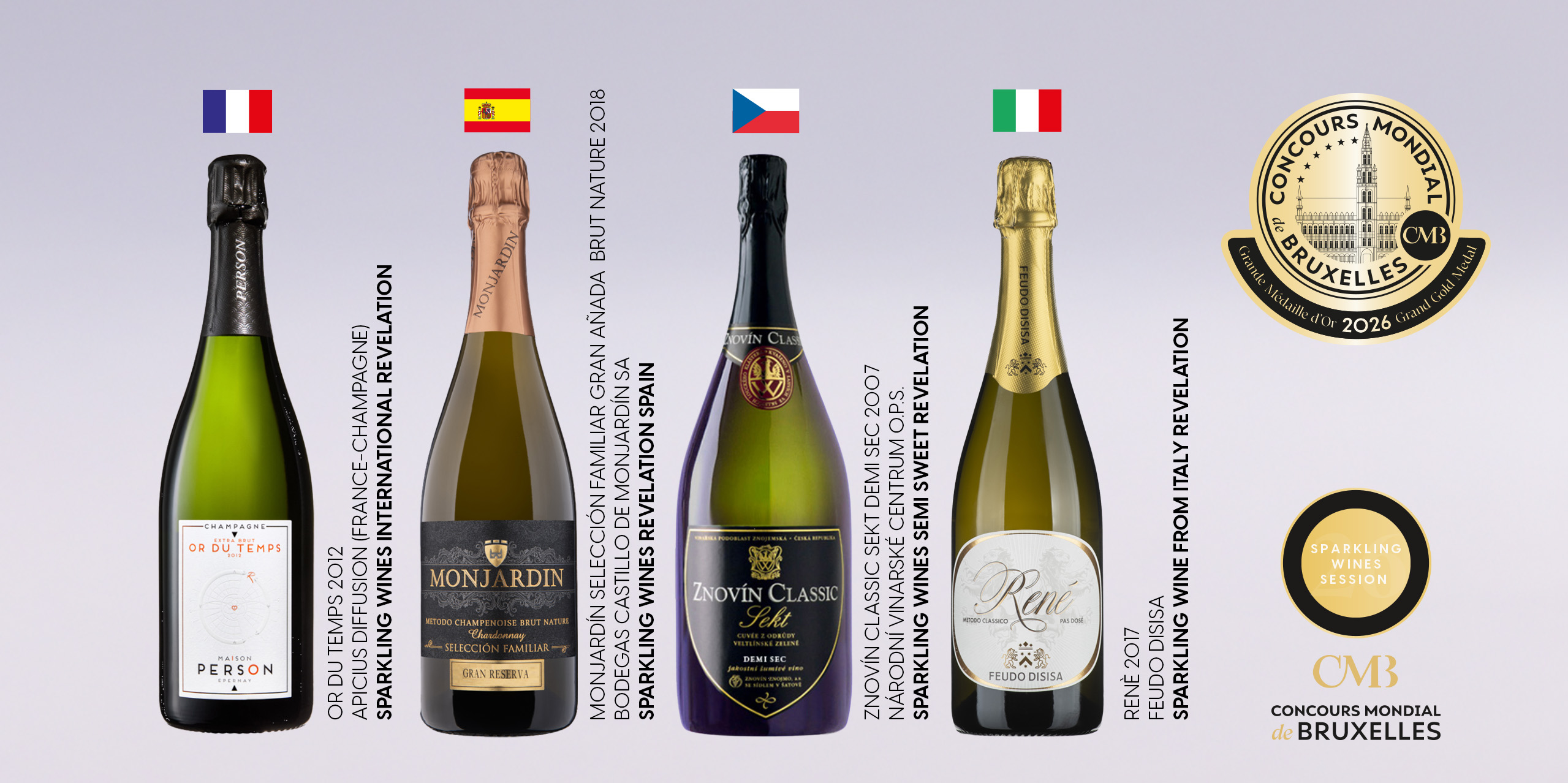 From Champagne to Moravia: the CMB reveals its 2026 Sparkling Wines palmares